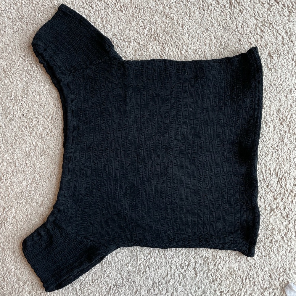 Brandy Melville black crop top